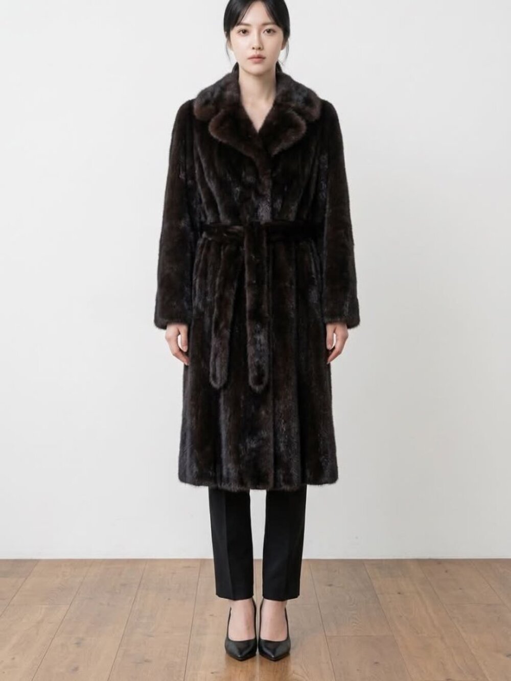Vintage Dark Mink Coat
